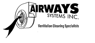 AIRWAYS SYSTEMS INC. VENTILATION CLEANING SPECIALISTS logo