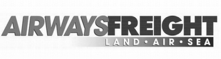 AIRWAYSFREIGHT LAND ·AIR · SEA logo