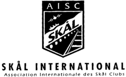 AISC SKÅL SKAL INTERNATIONAL ASSOCIATION INTERNATIONALE DES SKAL CLUBS logo