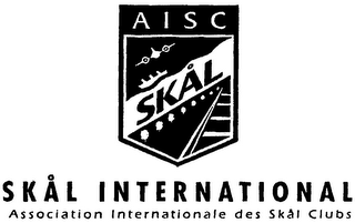 AISC SKÅL SKÅL INTERNATIONAL ASSOCIATION INTERNATIONALE DES SKÅL CLUBS logo