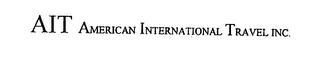 AIT AMERICAN INTERNATIONAL TRAVEL INC. logo