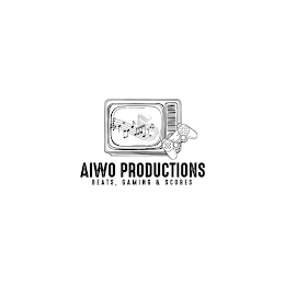 AIWO PRODUCTIONS BEATS, GAMING & SCORES logo