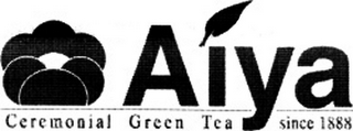 AIYA CEREMONIAL GREEN TEA SINCE 1888 logo
