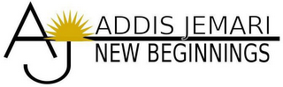 AJ ADDIS JEMARI NEW BEGINNINGS logo