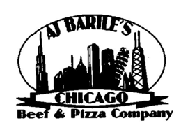AJ BARILE'S CHICAGO BEEF & PIZZA COMPANY logo