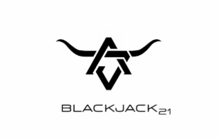 AJ BLACKJACK21 logo