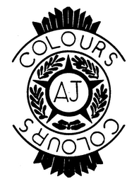 AJ COLOURS logo