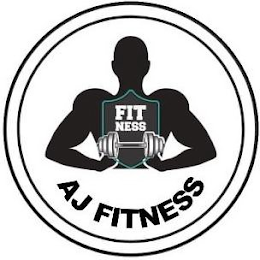 AJ FITNESS FIT NESS logo