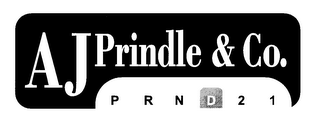 AJ PRINDLE & CO. PRND21 logo