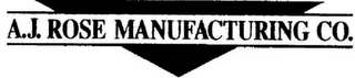 A.J.  ROSE MANUFACTURING CO. logo