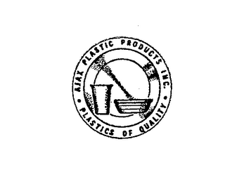 AJAX PLASTIC PRODUCTS INC.  PLASTIC OF QUALITY logo