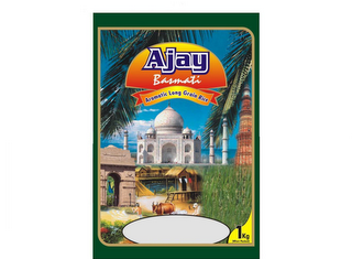 AJAY BASMATI AROMATIC LONG GRAIN RICE logo
