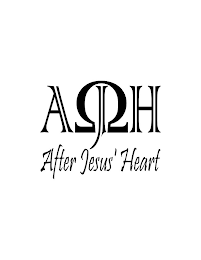 AJH AFTER JESUS' HEART logo