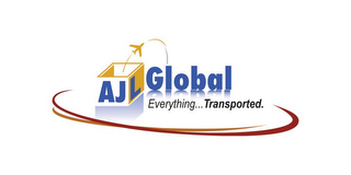 AJL GLOBAL EVERYTHING... TRANSPORTED. logo