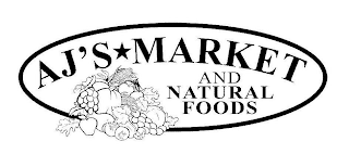 AJ'S MARKET AND NATURAL FOODS logo