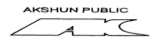 AK AKSHUN PUBLIC logo