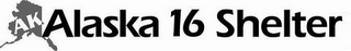 AK ALASKA 16 SHELTER logo