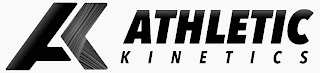 AK ATHLETIC KINETICS logo