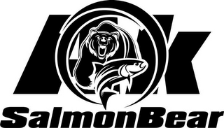 AK SALMON BEAR logo