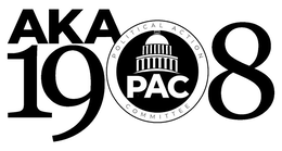 AKA 1908 POLITICAL ACTION COMMITTEE PAC logo