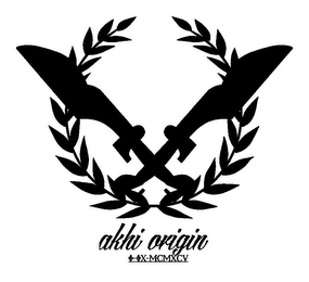 AKAI ORIGIN I-IX-MCMXCV logo