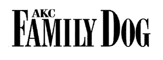 AKC FAMILY DOG logo