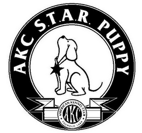 AKC S.T.A.R. PUPPY AMERICAN KENNEL CLUB FOUNDED 1884 AKC logo