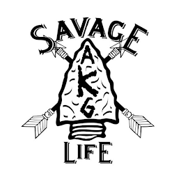 AKG SAVAGE LIFE logo