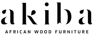 AKIBA AFRICAN WOOD FURNITURE logo