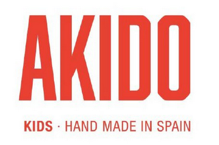 AKIDO KIDS · HAND MADE IN SPAIN logo