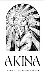 AKINA WITH LOVE FROM AFRICA logo