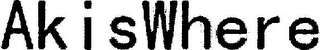 AKISWHERE logo