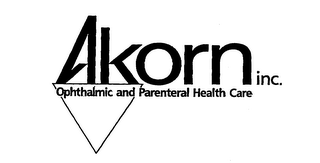 AKORN INC. OPHTHALMIC AND PARENTERAL HEALTH CARE logo