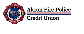 AKRON FIRE POLICE CREDIT UNION AFPCU FIRST RESPONDERS logo
