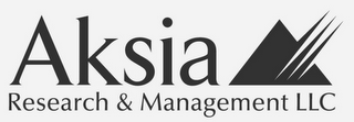 AKSIA RESEARCH & MANAGEMENT LLC logo