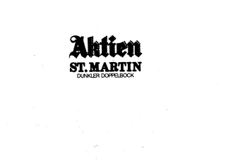 AKTIEN ST. MARTIN DUNKLER DOPPELBOCK logo