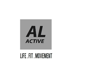 AL ACTIVE LIFE . FIT . MOVEMENT logo