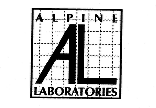 AL ALPINE LABORATORIES logo