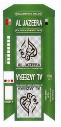 AL JAZEERA FILTER CIGARETTES 20 PREMIUM CLASS CIGARETTES logo