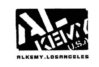 AL KEMY U.S.A. ALKEMY.LOS ANGELES logo