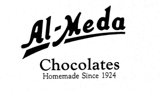 AL-MEDA CHOCOLATES HOMEMADE SINCE 1924 logo