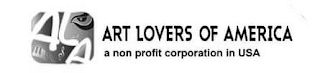 ALA ART LOVERS OF AMERICA A NON PROFIT CORPORATION IN USA logo