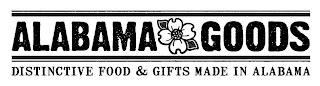 ALABAMA GOODS DISTINCTIVE FOOD & GIFTS MADE IN ALABAMA logo