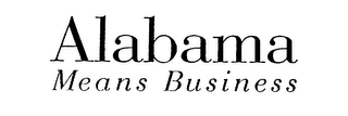 ALABAMA MEANS BUSINESS logo