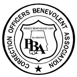 ALABAMA PBA CORRECTION OFFICERS BENEVOLENT ASSOCIATION POLICE BENEVOLENT ASSN logo