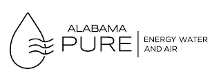 ALABAMA PURE ENERGY WATER AND AIR logo