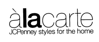ALACARTE JCPENNEY STYLES FOR THE HOME logo
