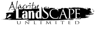 ALACRITY LANDSCAPE UNLIMITED logo