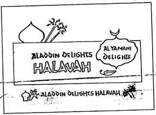 ALADDIN DELIGHTS HALAVAH logo