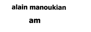ALAIN MANOUKIAN AM logo